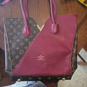 Louis Vuitton Purple and Brown Women's Bag